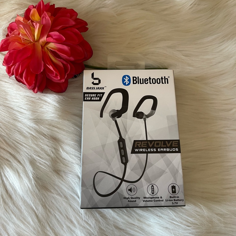 Bass Jaxx Bluetooth Revolve Wireless Earbuds (NEW)